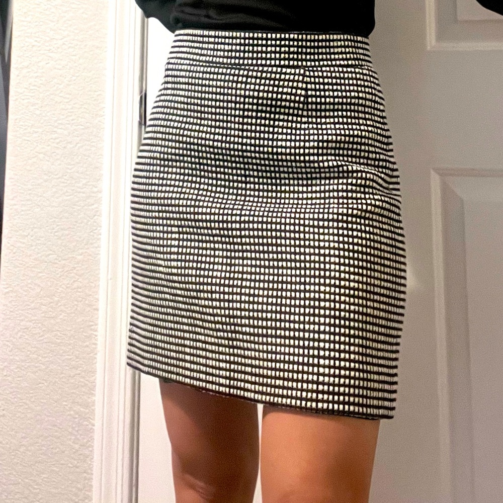 Proenza Schouler Grid Print Pencil Skirt